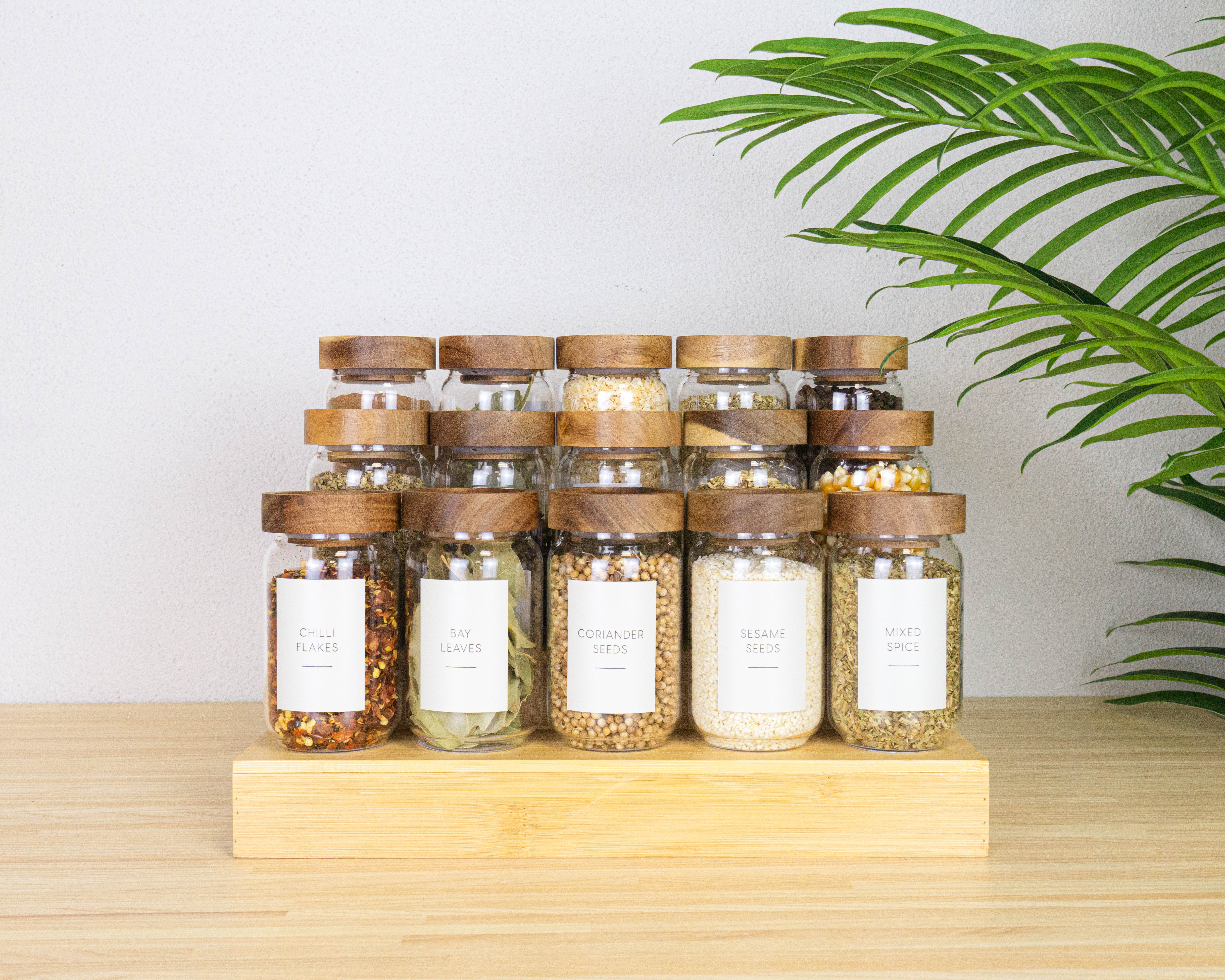 200ml Woodend Spice Jar Bundle with Step - Image 3