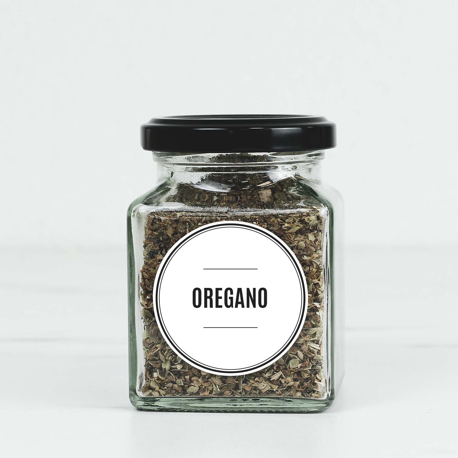 195ml Square Glass Spice Jar Set - Image 3
