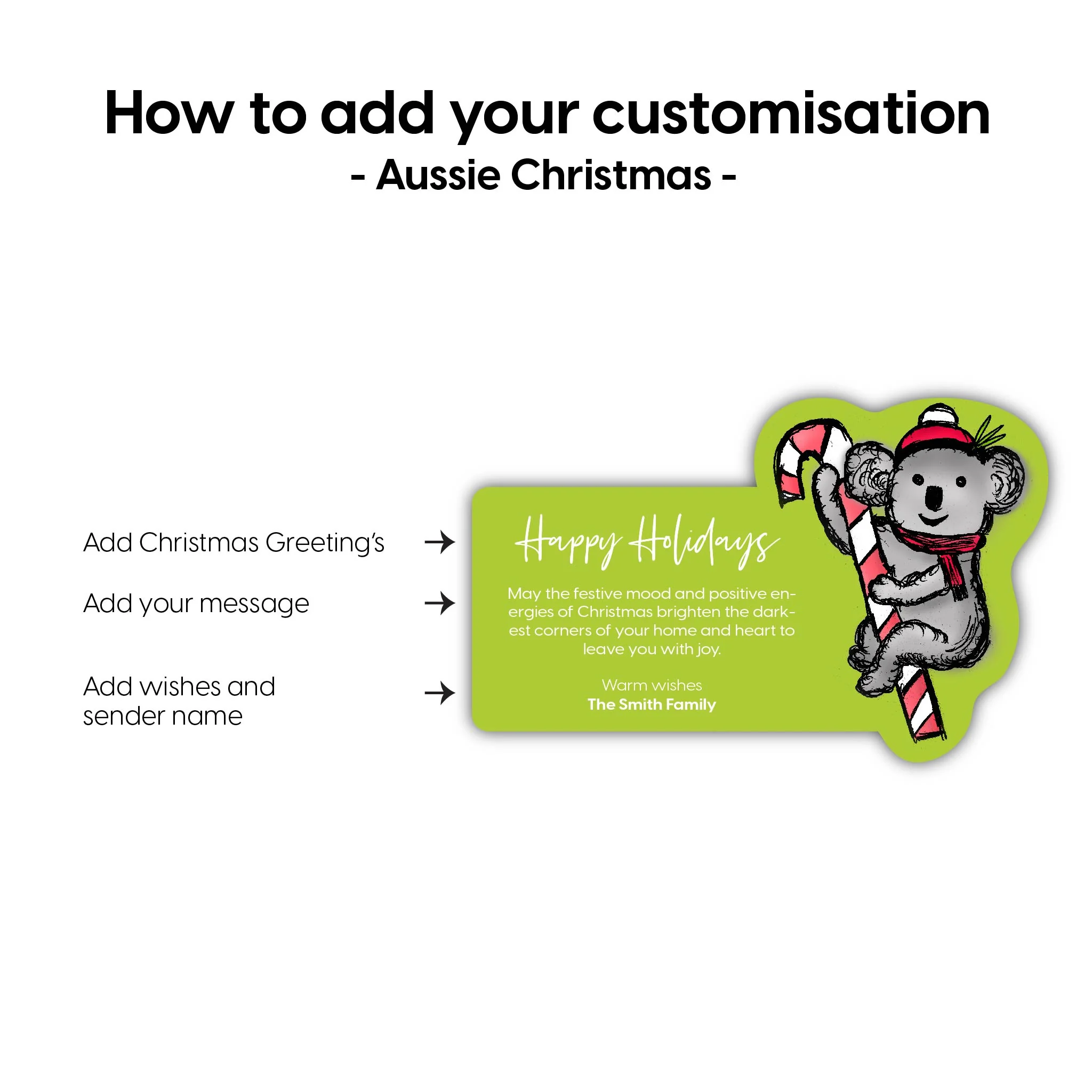 Christmas Label Set - Aussie Christmas - Image 4