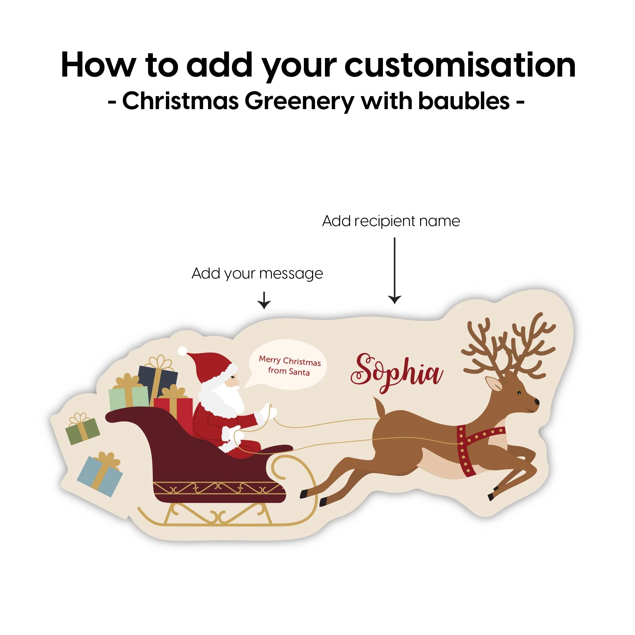 Christmas Label Set - North Pole Reindeer Express - Image 3