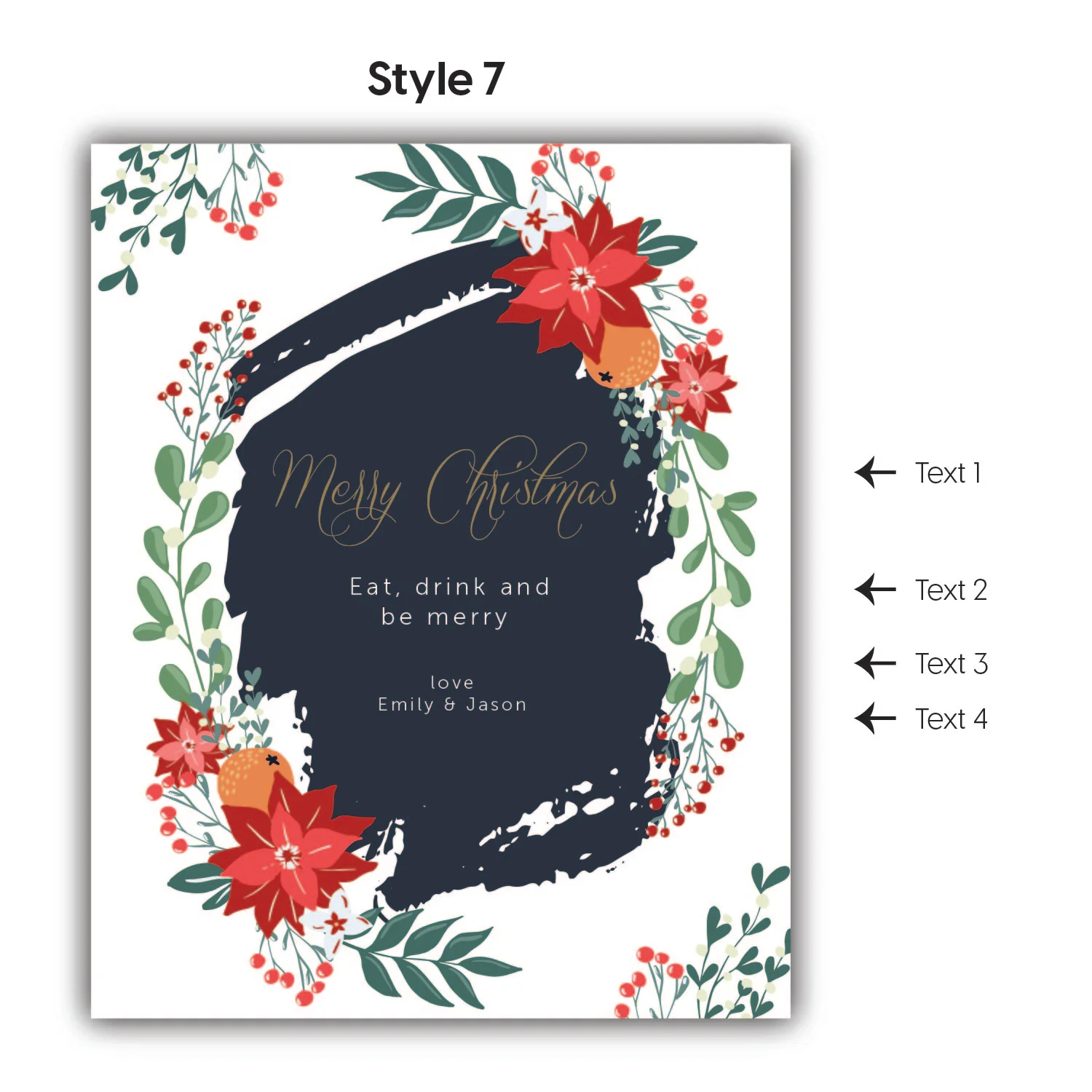Christmas Wine Labels - Various Designs - Image 10