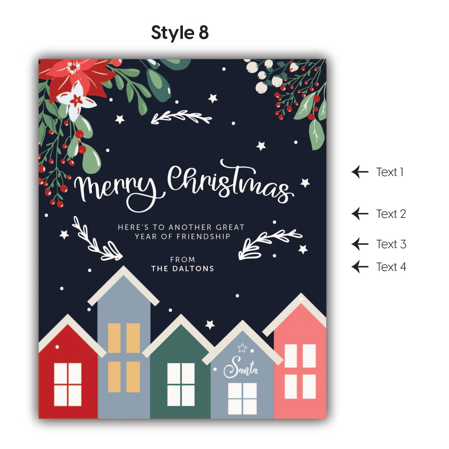 Christmas Wine Labels - Various Designs - Image 11