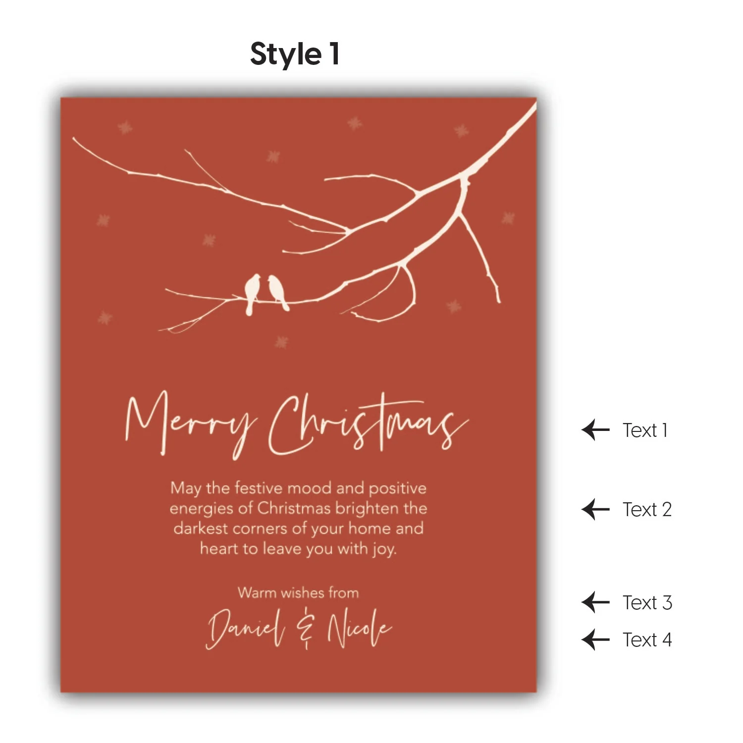 Christmas Wine Labels - Various Designs - Image 4