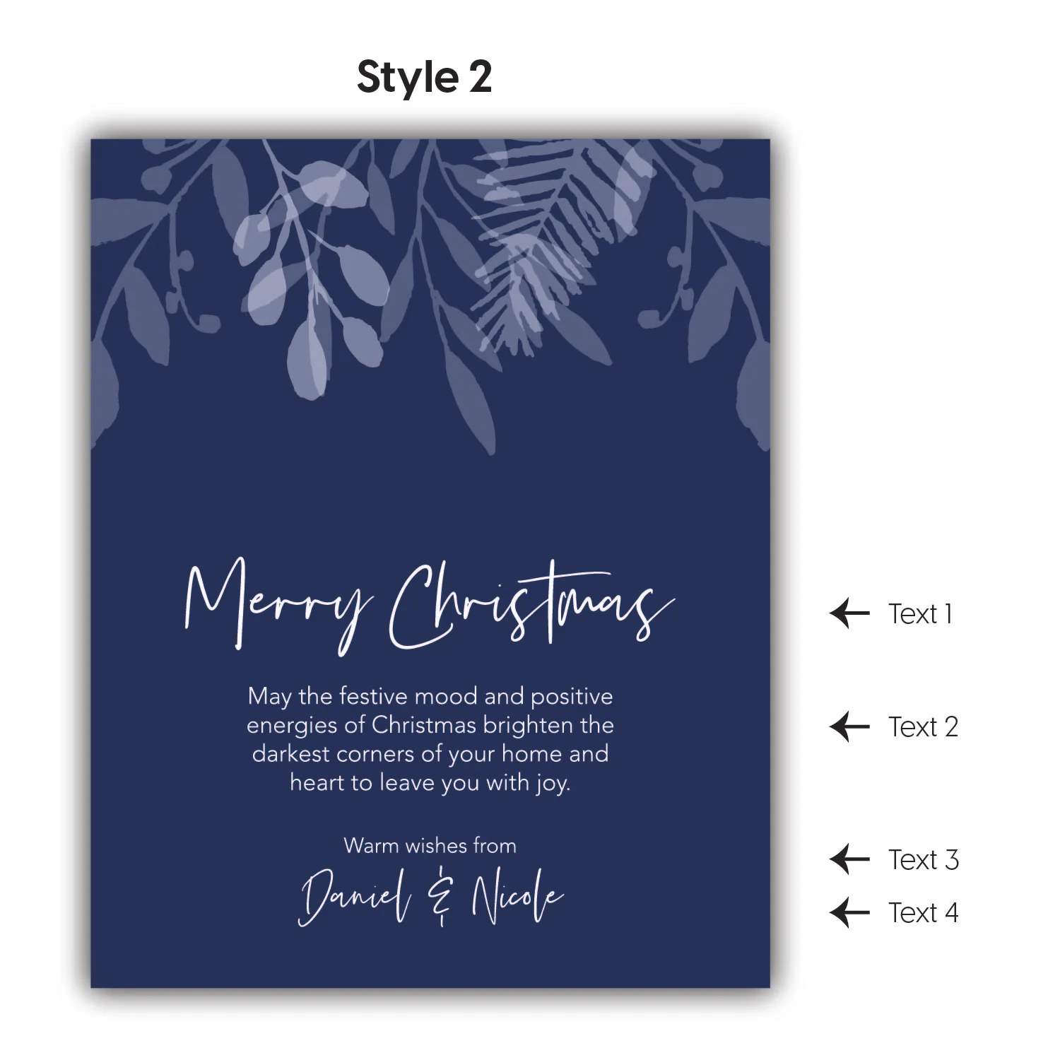 Christmas Wine Labels - Various Designs - Image 5