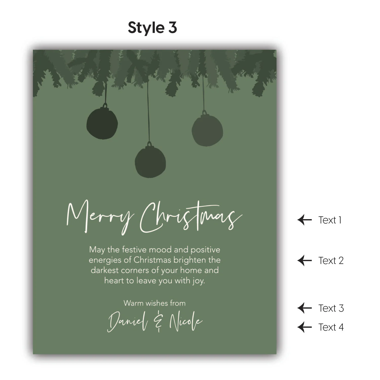 Christmas Wine Labels - Various Designs - Image 6