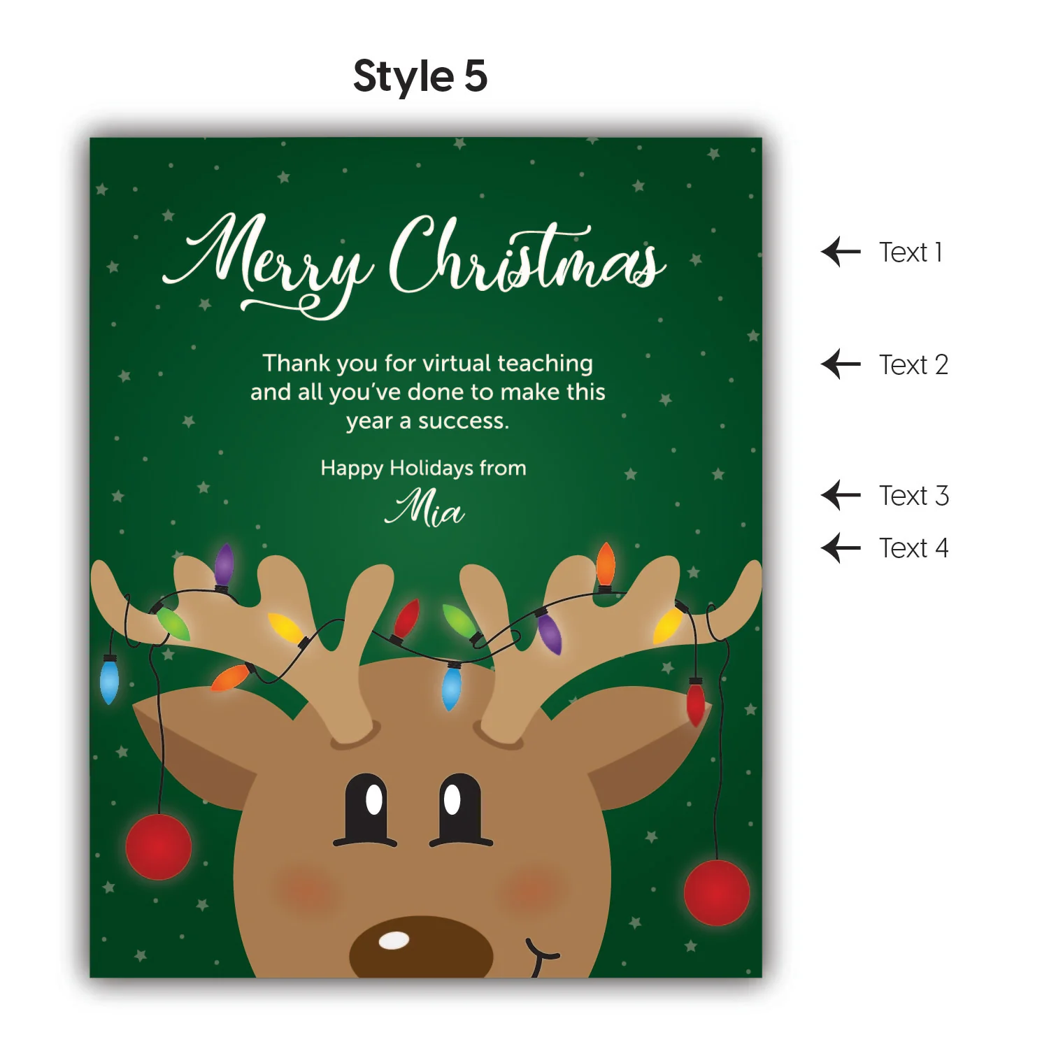 Christmas Wine Labels - Various Designs - Image 8