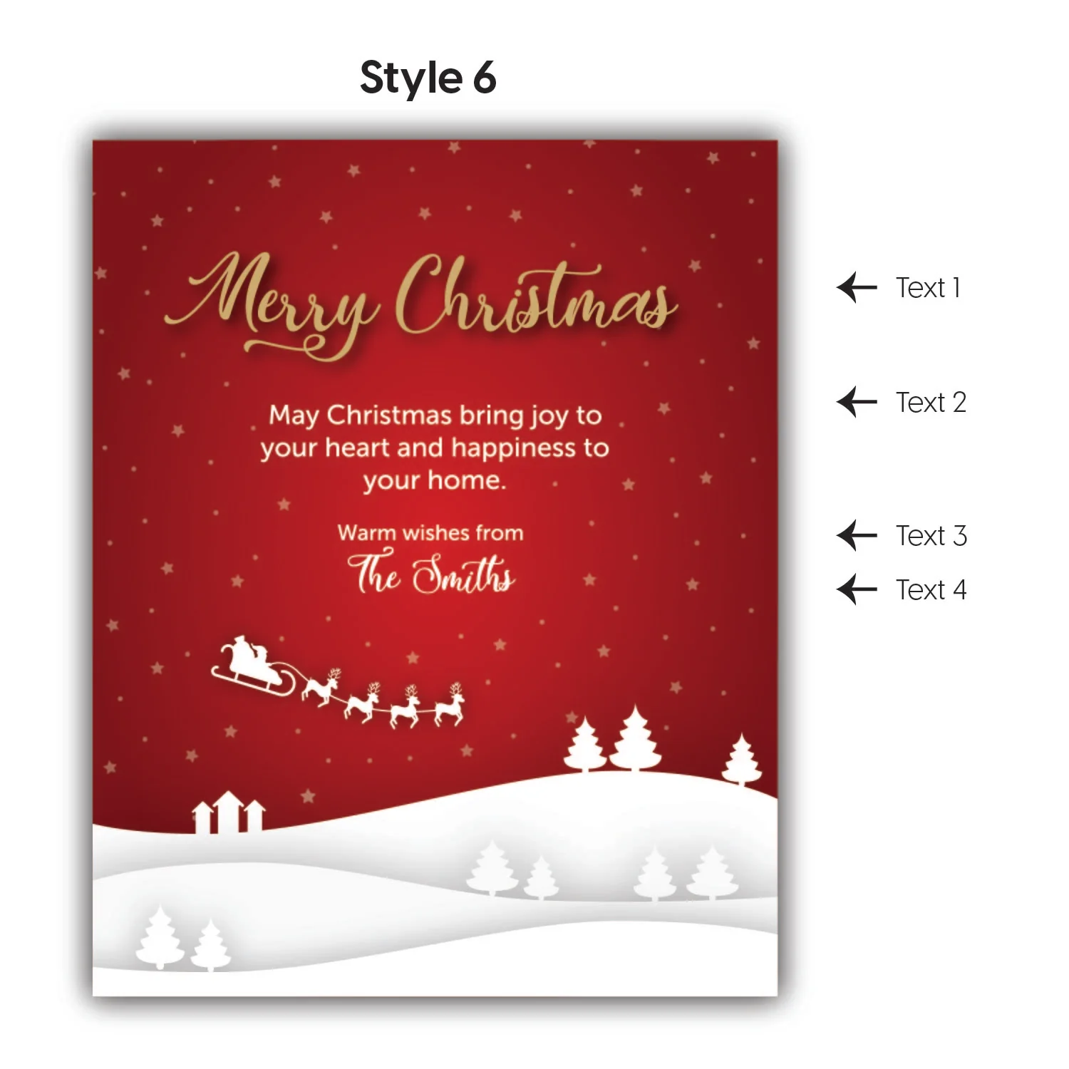 Christmas Wine Labels - Various Designs - Image 9