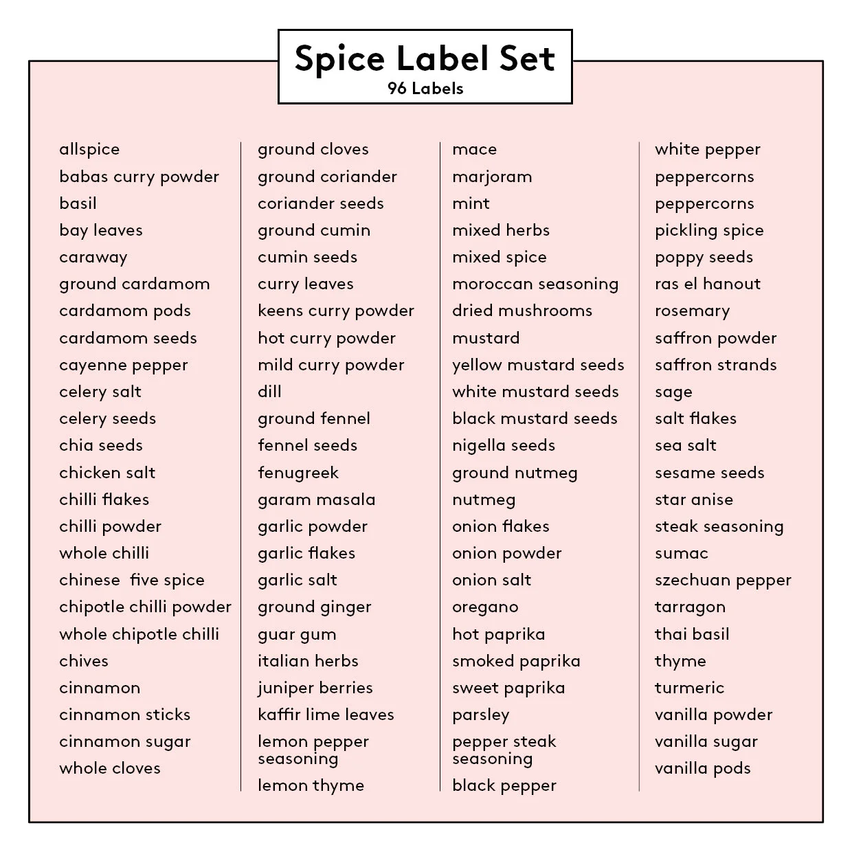 100ml Bamboo Spice Jar Bundle - Image 3