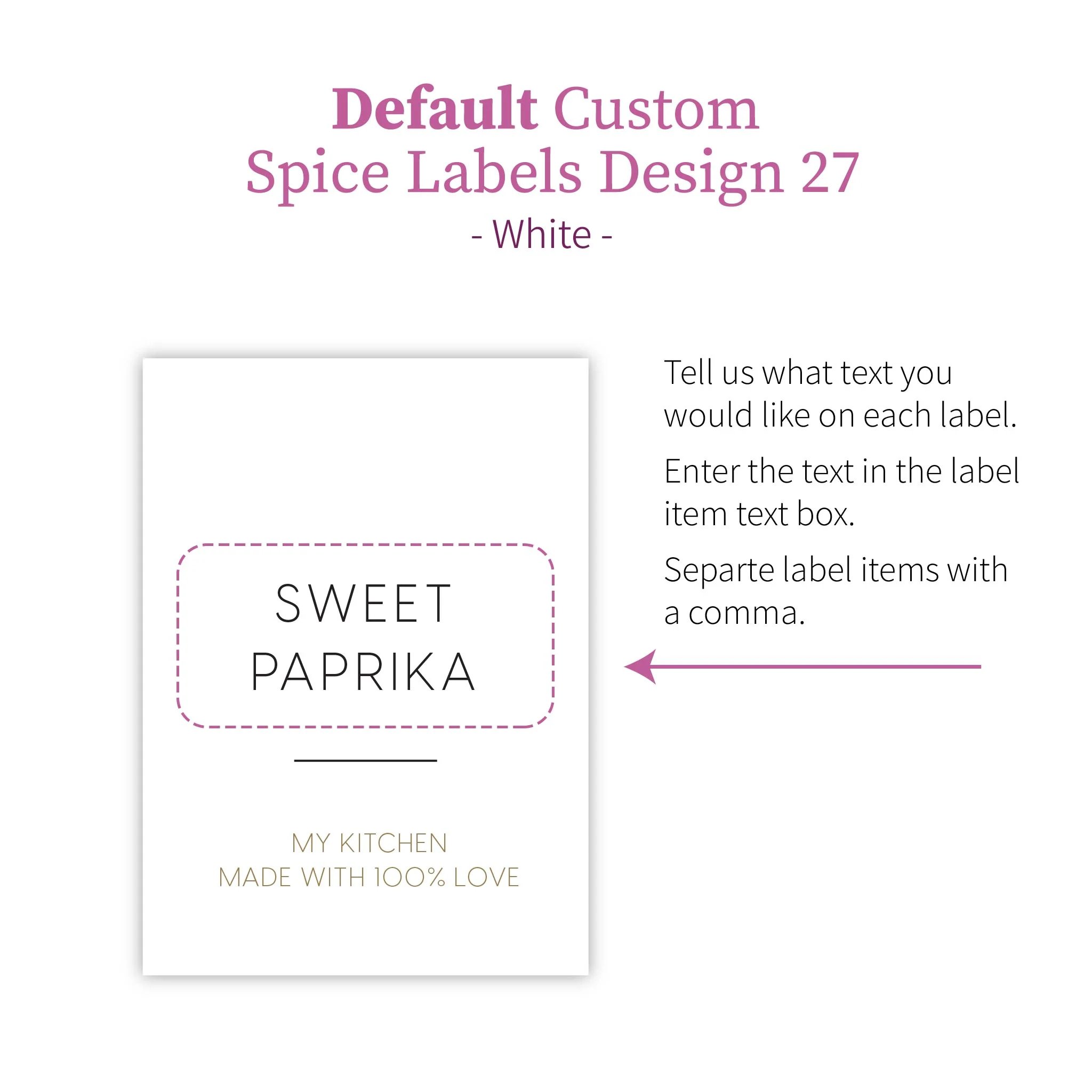 Personalised Custom Spice Labels - Design 27 - Image 4