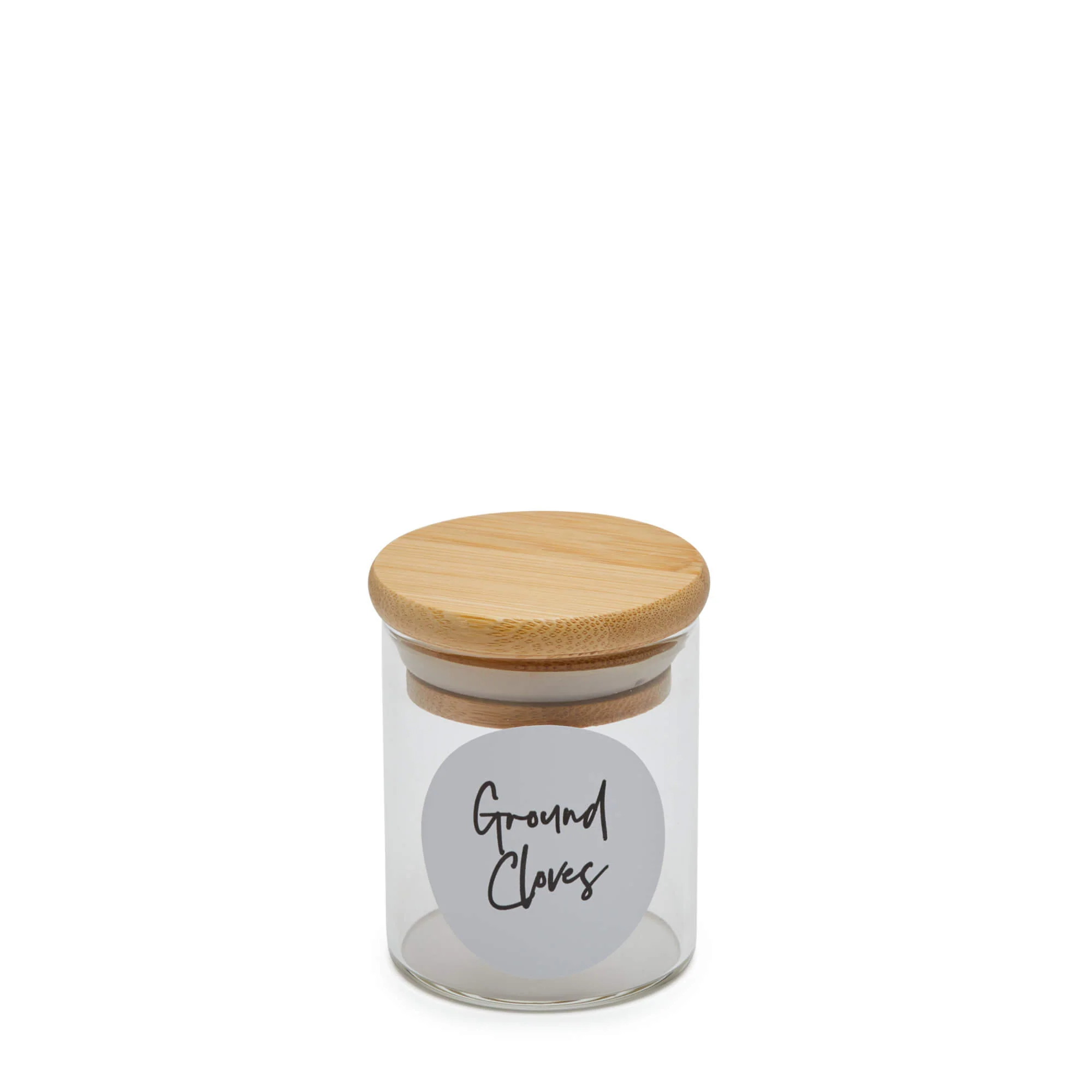 Spice Glass Jar with Bamboo Lid - Various Sizes - Image 8