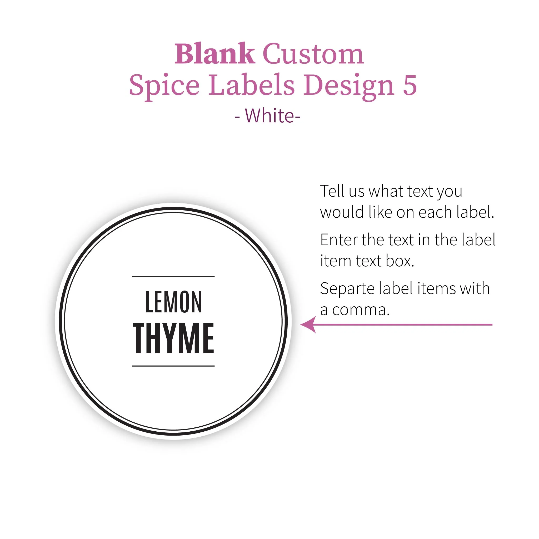 Personalised Custom Spice Labels - Design 5 - Image 4